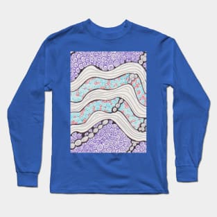 Abstract Spiral Egg Design Long Sleeve T-Shirt